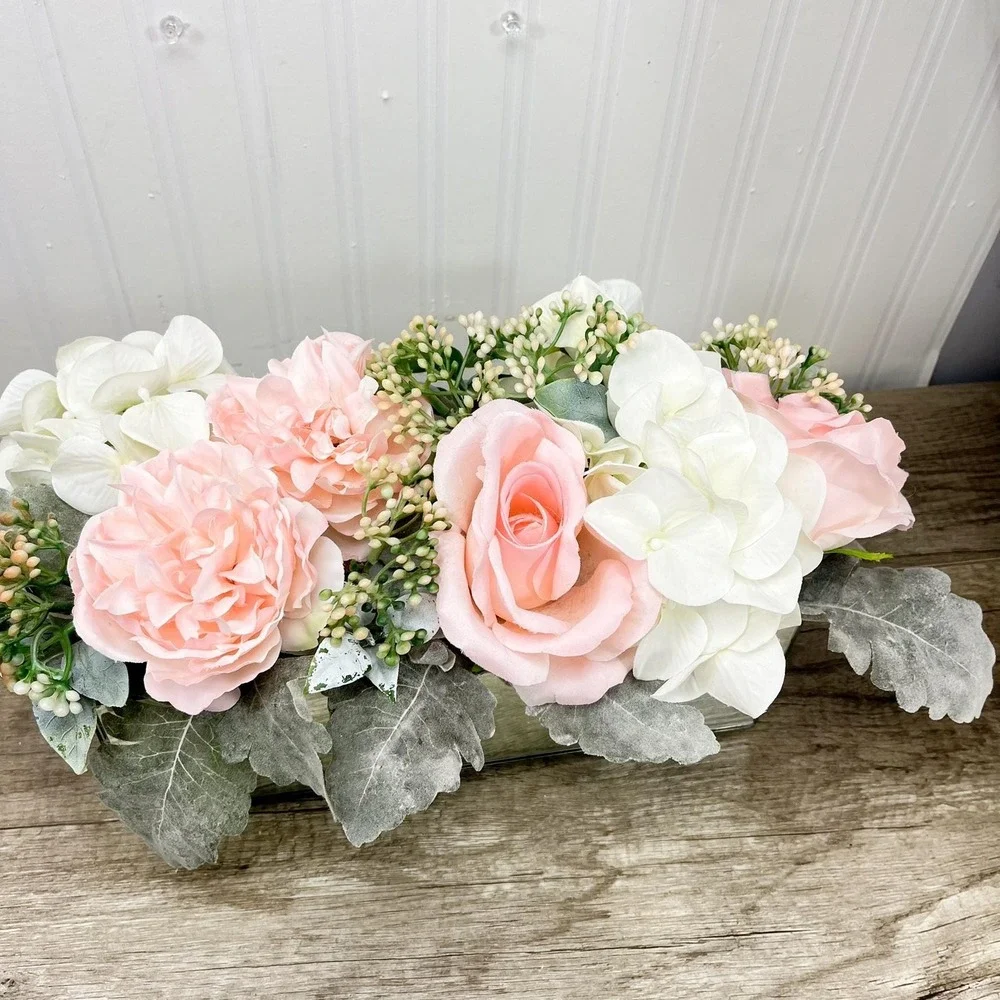 Vintage Mirror Box Planter: 80's glam decor